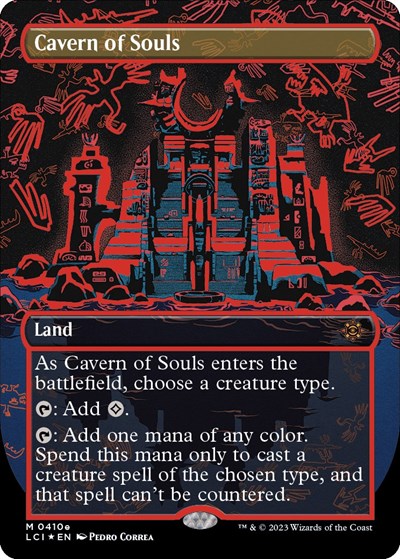 Cavern of Souls (0410e) (Borderless) (The Lost Caverns of Ixalan) Near Mint Foil