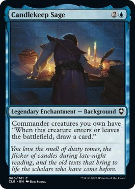 Candlekeep Sage (Commander Legends: Battle for Baldur's Gate) Medium Play Foil