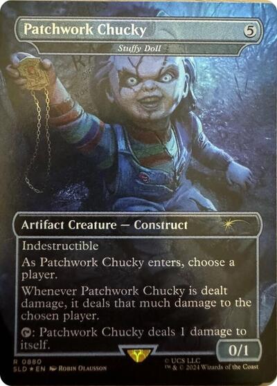 Patchwork Chucky - Stuffy Doll (Secret Lair) Light Play Foil