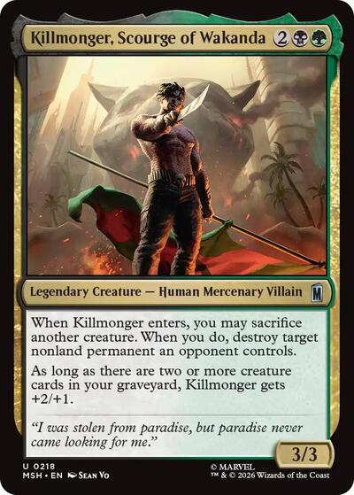 Killmonger Scourge of Wakanda|22|0|0.00