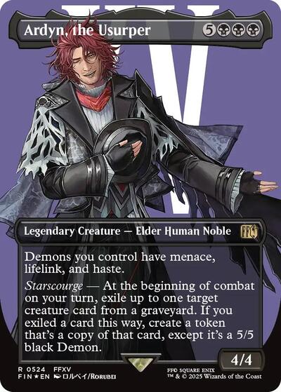 Ardyn, the Usurper (Borderless) (Surge Foil) (0524) (Universes Beyond: FINAL FANTASY) Light Play Foil