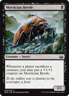 Mortician Beetle (Modern Masters 2017) Medium Play Foil