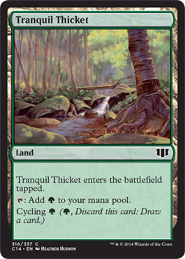 Tranquil Thicket (Commander 2014 Edition) Medium Play
