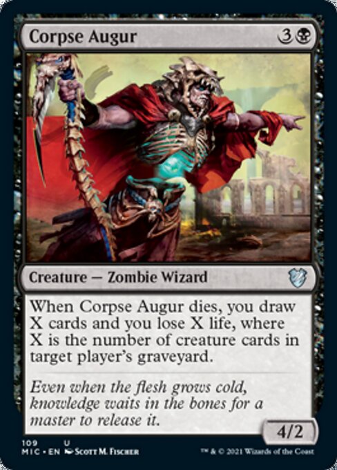 Corpse Augur (Commander 2021 Midnight Hunt) Light Play