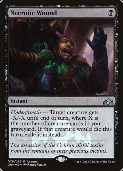 Necrotic Wound (Promos: League) Near Mint Foil
