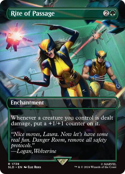Rite of Passage (Rainbow Foil) (Secret Lair) Light Play Foil
