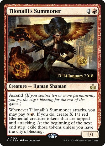 Tilonalli's Summoner (Promos: Prerelease Cards) Medium Play Foil