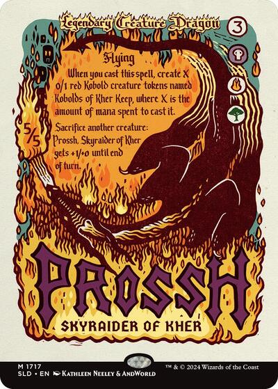 Prossh, Skyraider of Kher (Secret Lair) Light Play