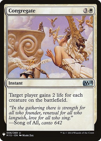 Congregate (Mystery Booster) Medium Play