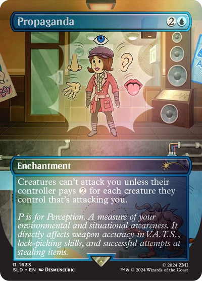 Propaganda (1633) (Rainbow Foil) (Secret Lair) Light Play Foil