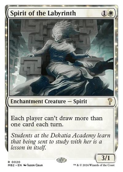 Spirit of the Labyrinth (White Border) (Mystery Booster 2) Light Play