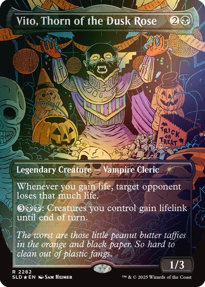 Vito, Thorn of the Dusk Rose (Rainbow Foil) (Secret Lair) Near Mint Foil