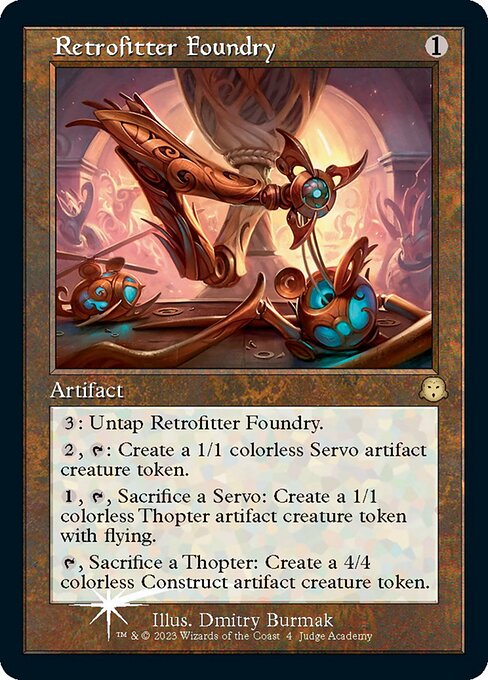 Retrofitter Foundry (Promos: Judge) Near Mint Foil