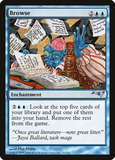 Browse (Coldsnap Theme Deck Reprints) Light Play