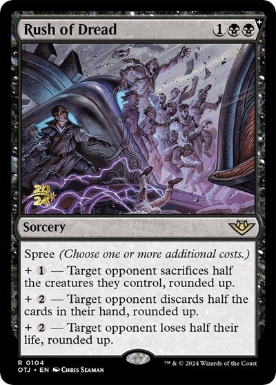 Rush of Dread (Promos: Prerelease Cards) Near Mint Foil
