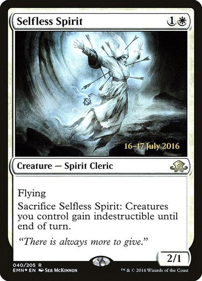 Selfless Spirit (Promos: Prerelease Cards) Light Play Foil