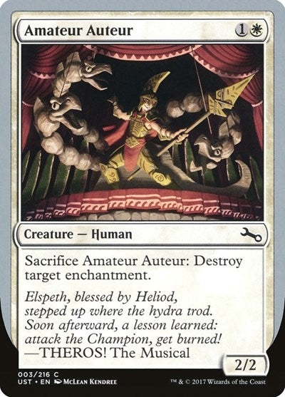 Amateur Auteur (C) (Unstable) Near Mint Foil