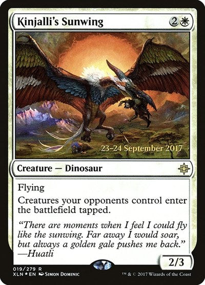 Kinjalli's Sunwing (Promos: Prerelease Cards) Light Play Foil
