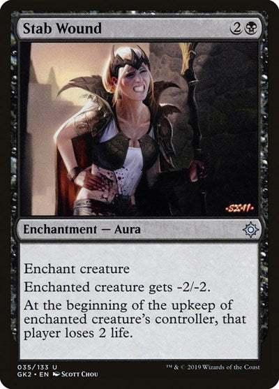 Stab Wound (Ravnica Allegiance: Guild Kits) Light Play