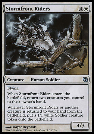 Stormfront Riders (Duel Decks: Elspeth vs Tezzeret) Light Play