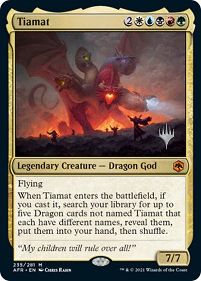 Tiamat (Promo Pack: Adventures in the Forgotten Realms) Near Mint