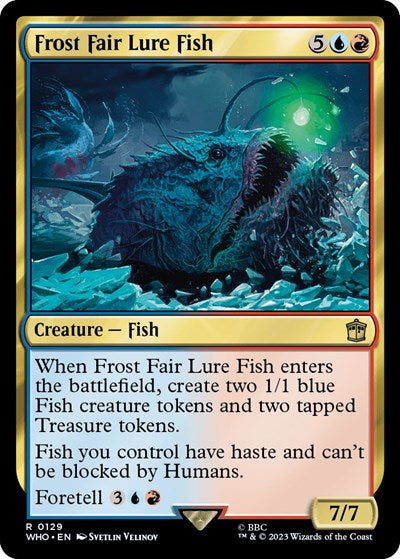 Frost Fair Lure Fish (Universes Beyond: Doctor Who) Light Play Foil