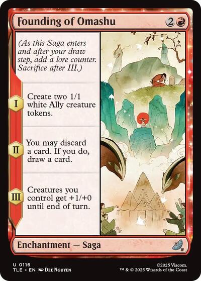 Founding of Omashu (Avatar: The Last Airbender: Eternal-Legal) Near Mint Foil