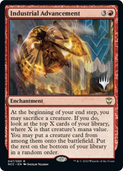 Industrial Advancement (Promo Pack: Streets of New Capenna) Light Play Foil