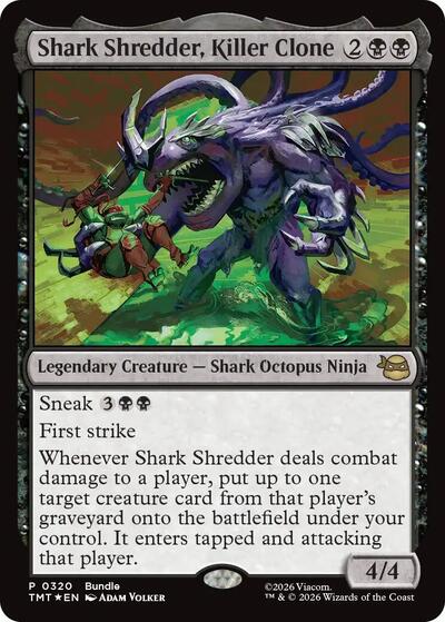 Shark Shredder, Killer Clone (Promos: Unique and Miscellaneous) Light Play Foil