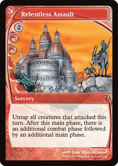 Relentless Assault (Future Sight) (Mystery Booster 2) Light Play