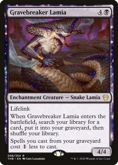 Gravebreaker Lamia (Promo Pack: Theros Beyond Death) Light Play Foil