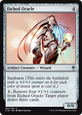 Etched Oracle (Commander 2016 Edition) Light Play