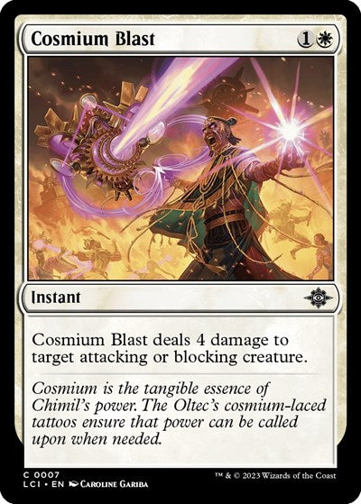 Cosmium Blast (The Lost Caverns of Ixalan) Light Play Foil