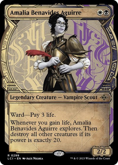 Amalia Benavides Aguirre (Showcase) (The Lost Caverns of Ixalan) Light Play Foil