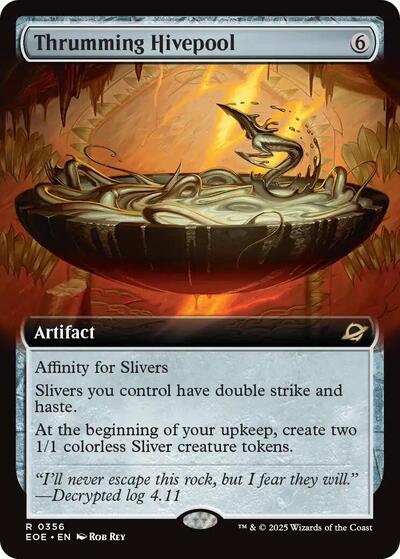 Thrumming Hivepool (Extended Art) (Edge of Eternities) Near Mint