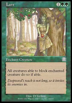 Lure (Mercadian Masques) Light Play Foil