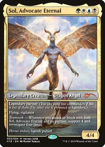 Sol, Advocate Eternal (Promos: Unique and Miscellaneous) Near Mint