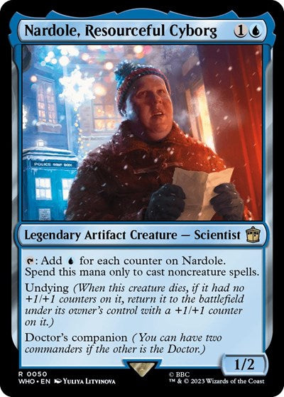 Nardole, Resourceful Cyborg (Universes Beyond: Doctor Who) Near Mint Foil