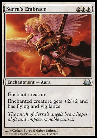 Serra's Embrace (Duel Decks: Divine vs Demonic) Medium Play