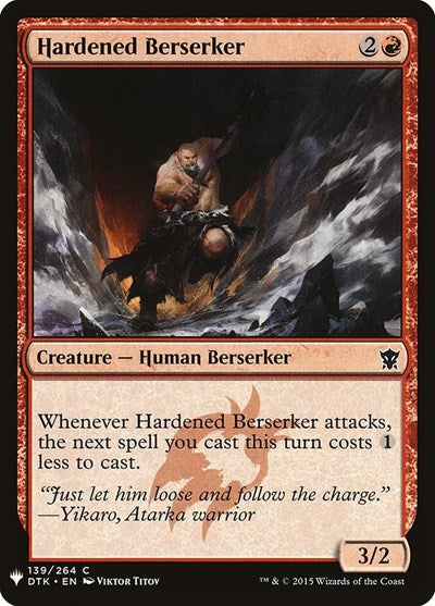 Hardened Berserker (Mystery Booster) Near Mint