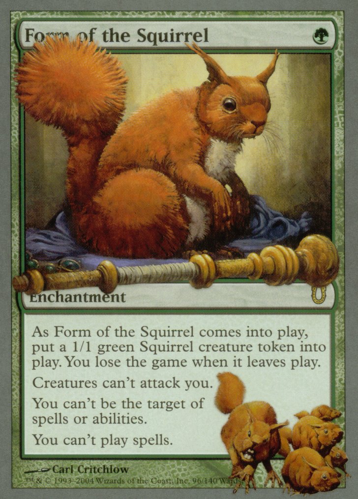 Form of the Squirrel|1|0|0.00