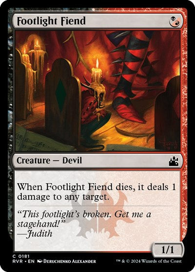 Footlight Fiend (Ravnica Remastered) Light Play Foil