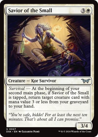 Savior of the Small (Duskmourn: House of Horror) Medium Play Foil