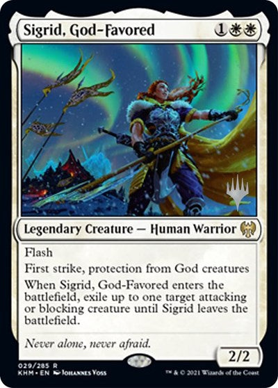 Sigrid, God-Favored (Promo Pack: Kaldheim) Near Mint