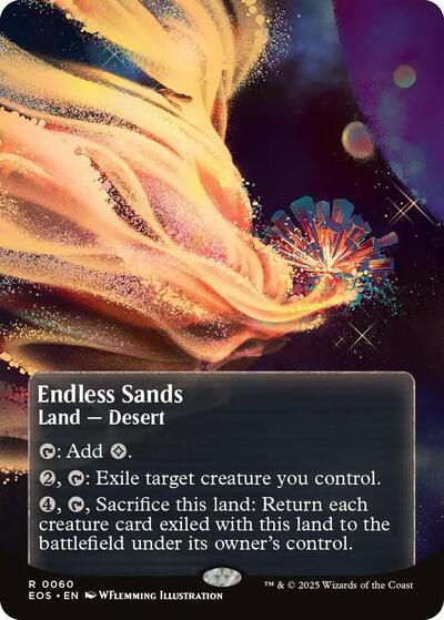 Endless Sands (0060) (Borderless) (Stellar Sights) Near Mint