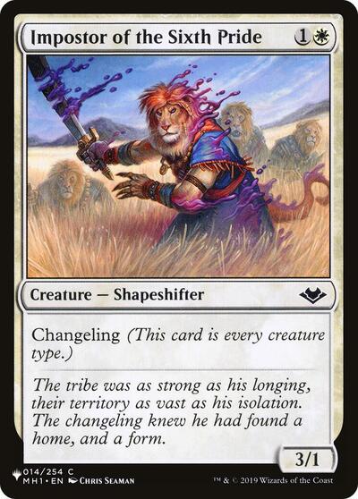 Impostor of the Sixth Pride (The List) Near Mint