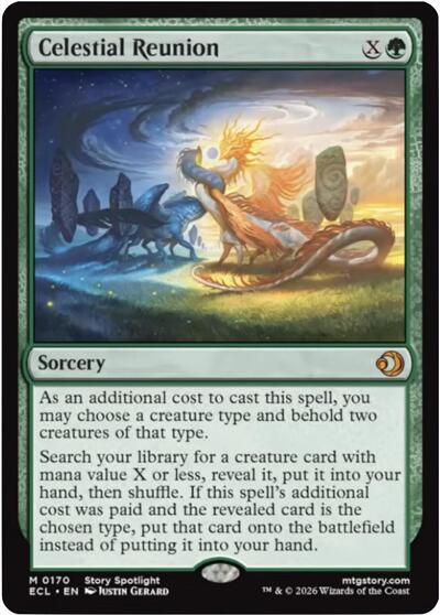 Celestial Reunion (Lorwyn Eclipsed) Near Mint