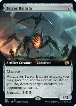 Terror Ballista (Extended Art) (The Brothers' War) Light Play