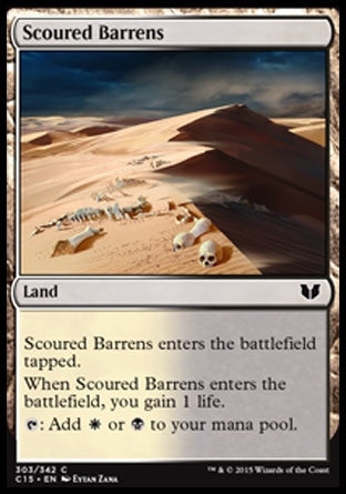 Scoured Barrens (Commander 2015) Medium Play