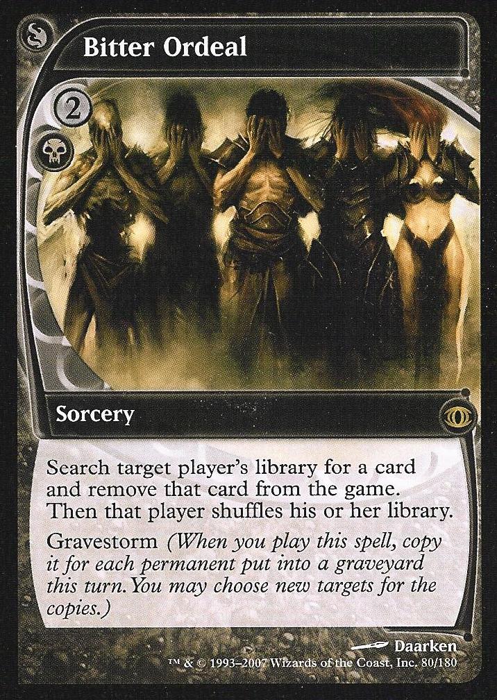 Bitter Ordeal (Futuresight) Heavy Play Foil